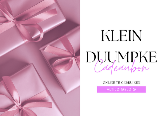 Klein Duumpke Cadeaubon